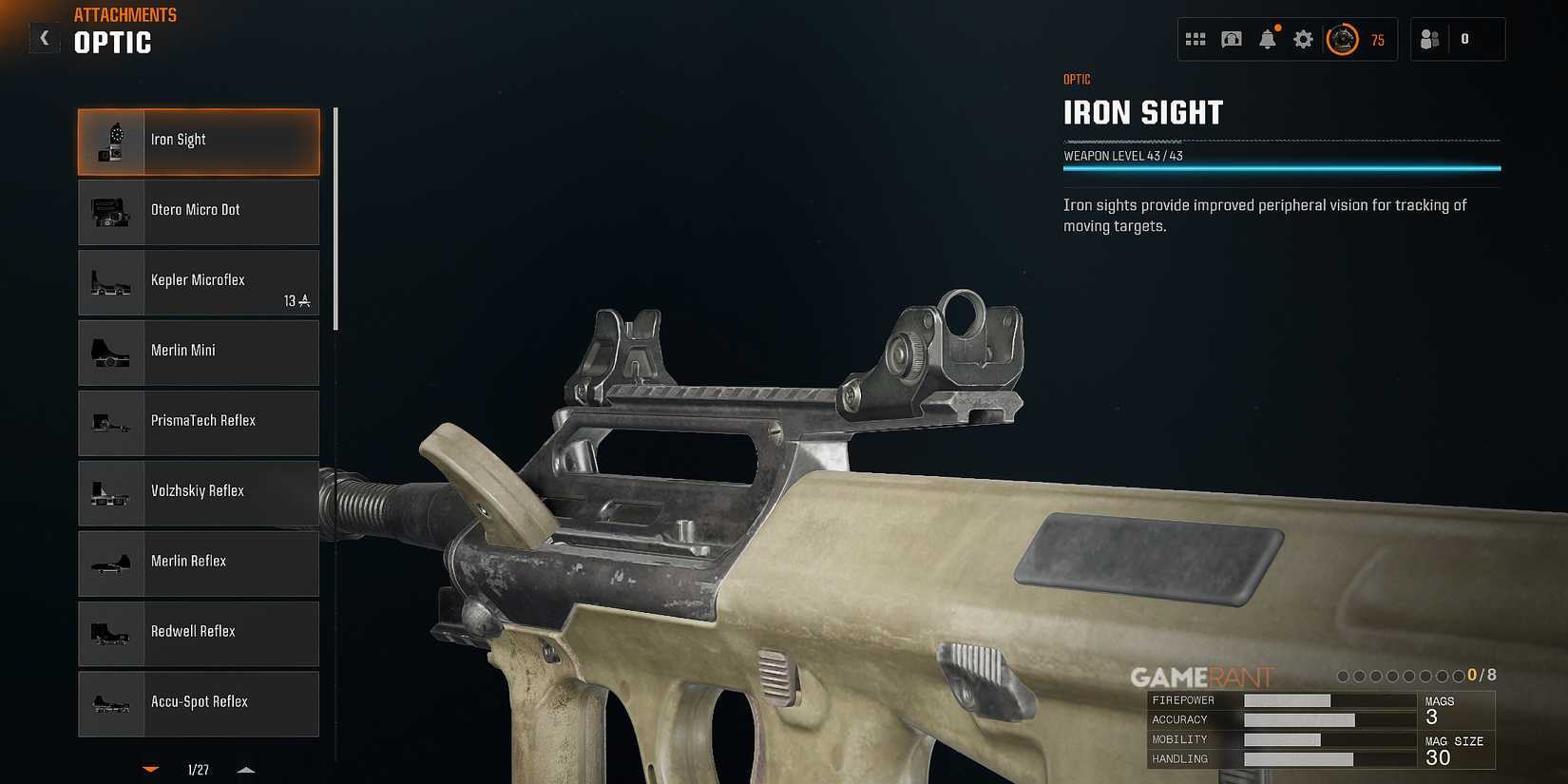 All Optics for the ABR A1