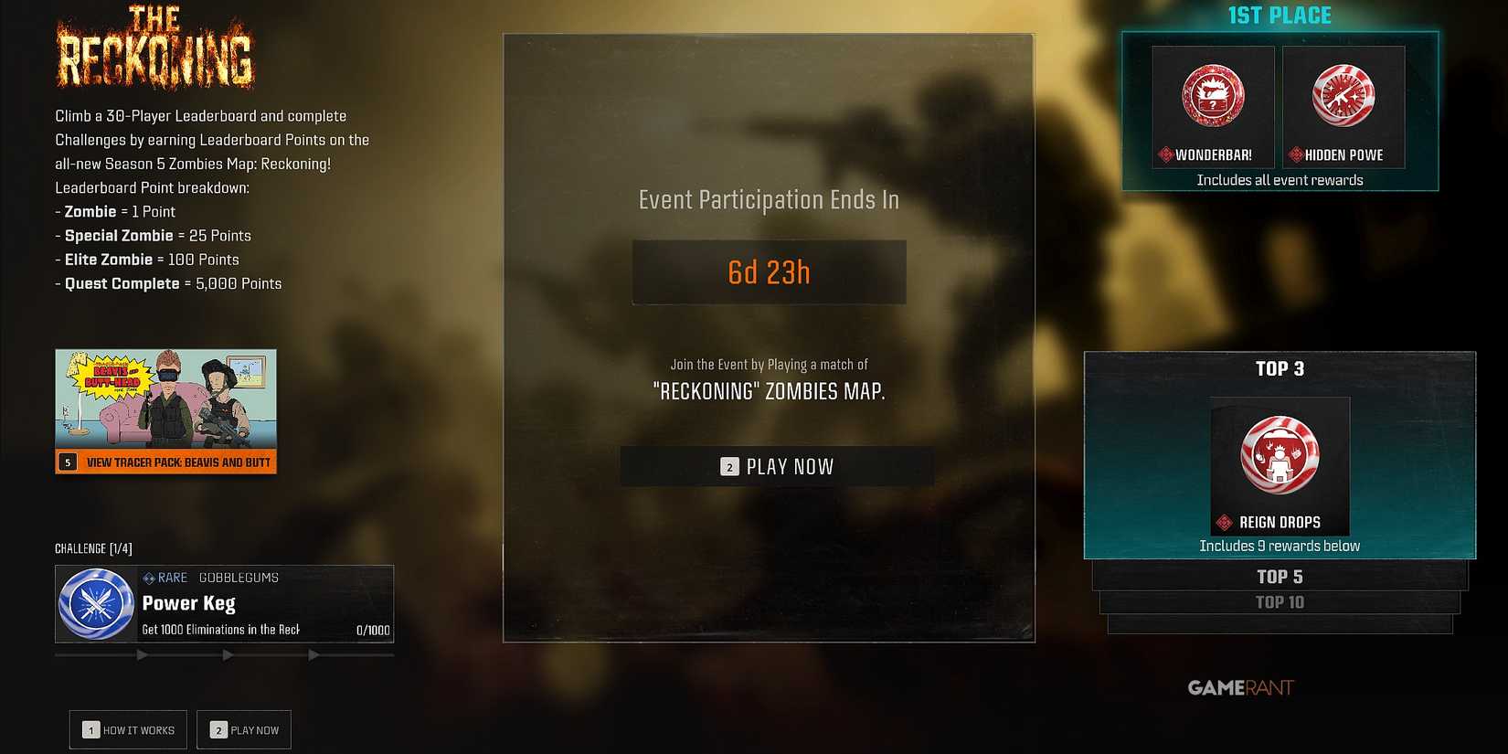 All The Reckoning Event Rewards in Black Ops 6 Zombies