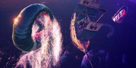 An encounter with the Kraken - Sea Of Thieves