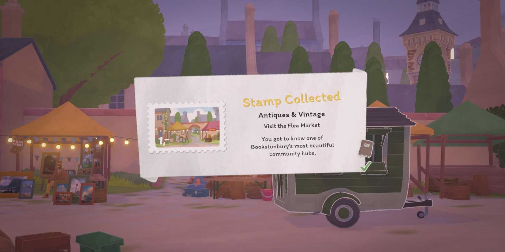 Antiques and Vintage Stamp Tiny Bookshop