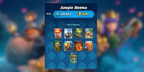 arena 9 cards clash royale