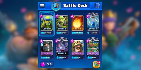 arena 9 decks clash royale