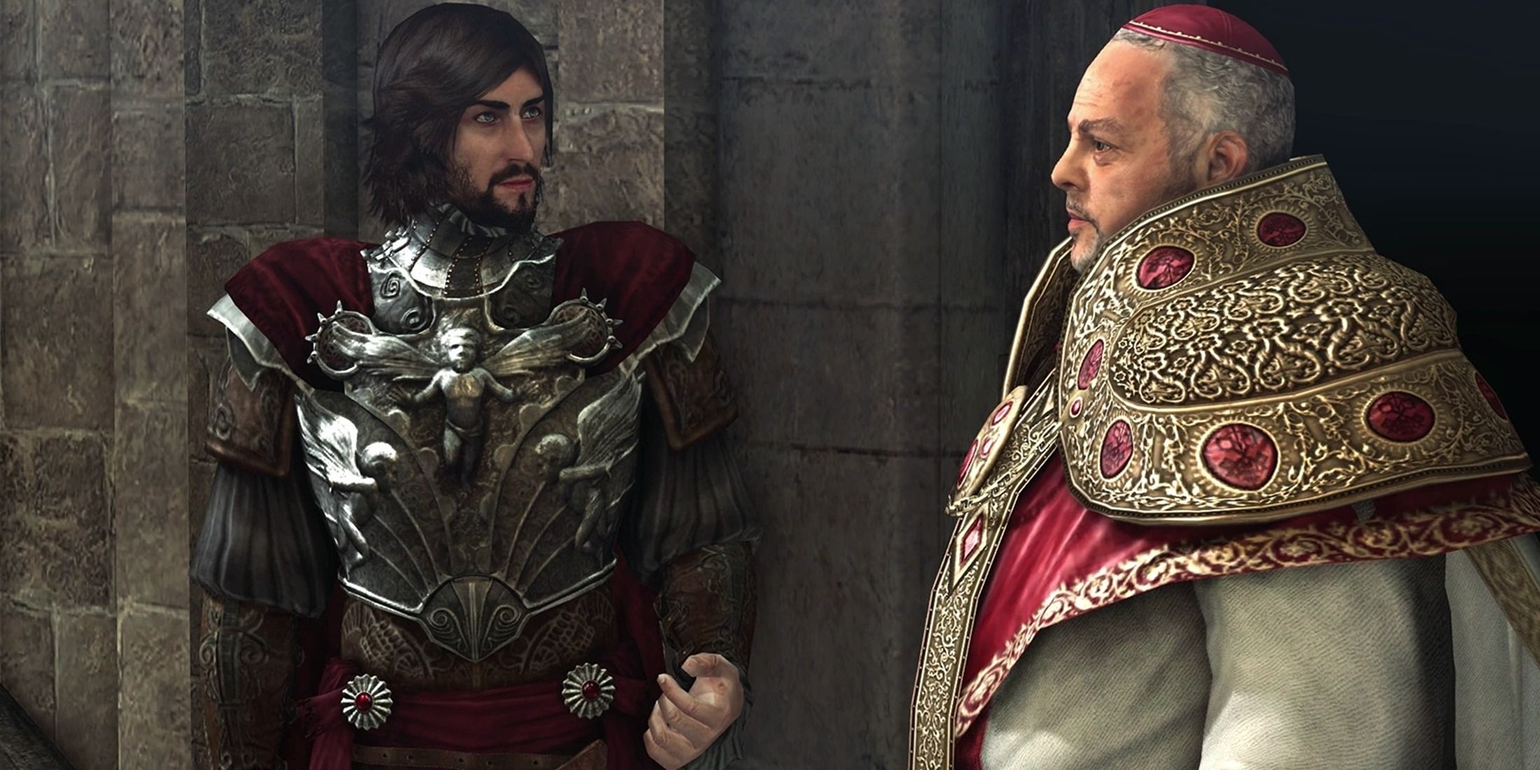 Assassin's Creed Brotherhood Cesare and Rodrigo Borgia