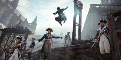 Assassinating someone in Assassin's Creed Unity