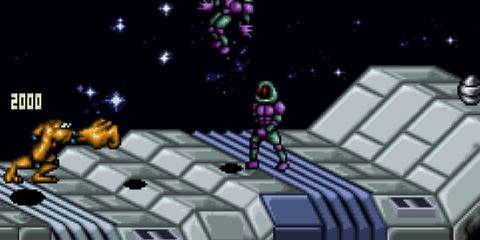 Attacking enemies as Pimple in Battletoads & Double Dragon