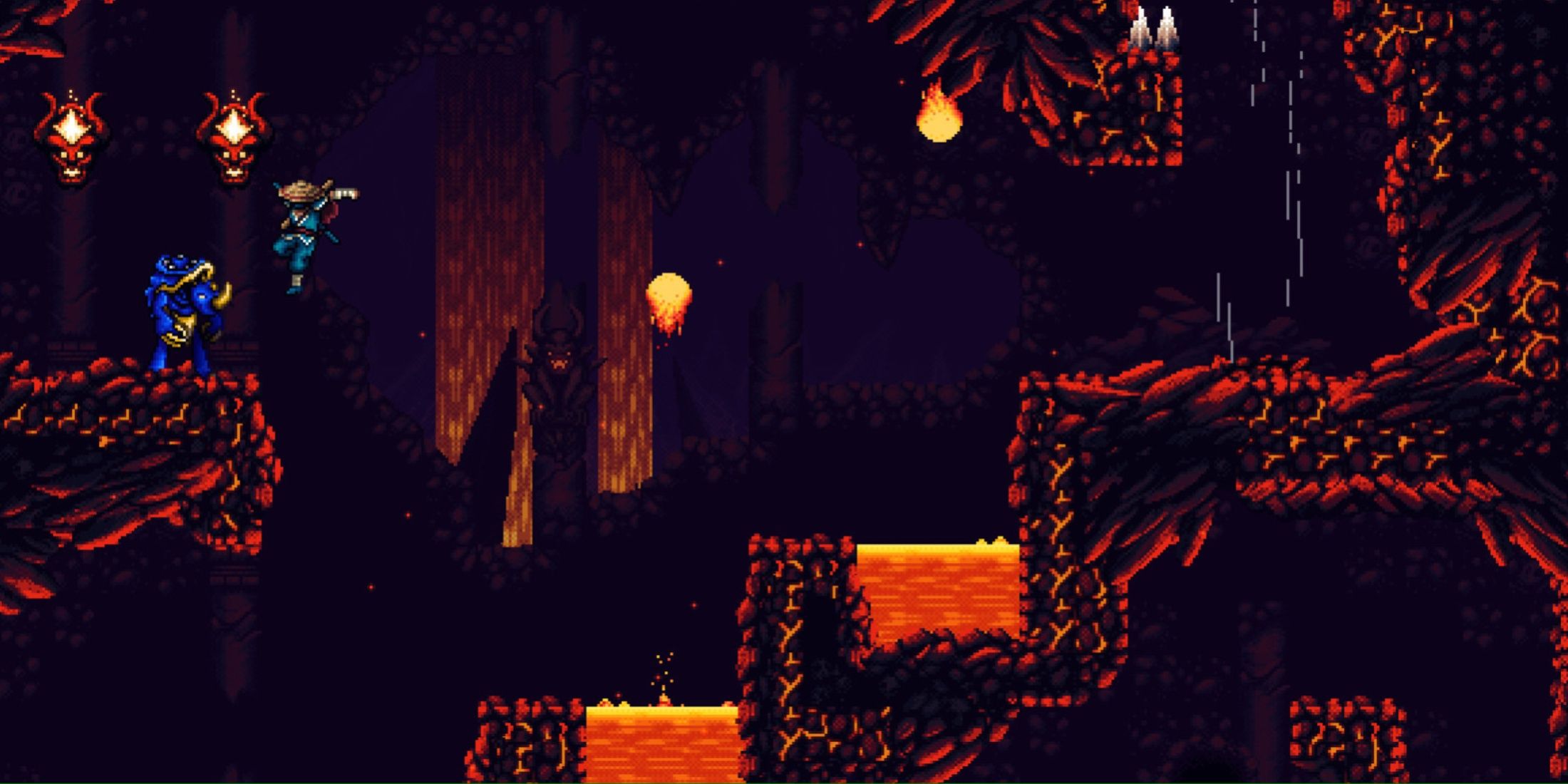 Attacking enemies as the future Messenger in The Messenger