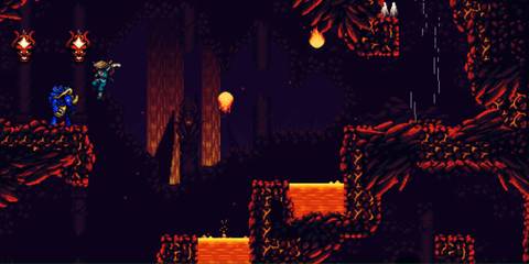 Attacking enemies as the future Messenger in The Messenger