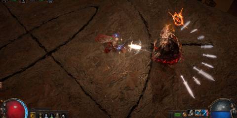 Attacking enemies in Path Of Exile