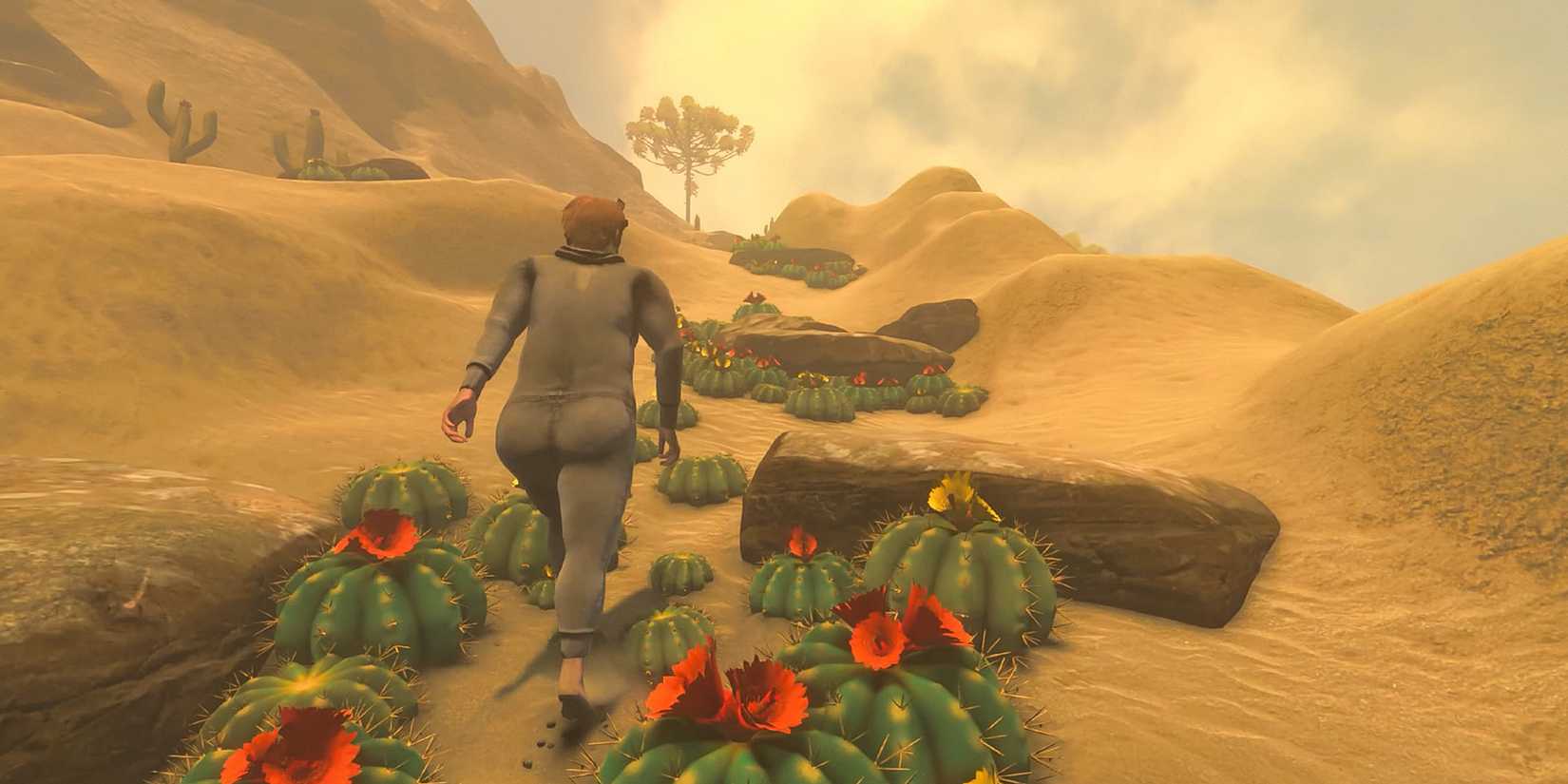 baby-steps-game-rant-advance-gameplay-nate-climbing-hill-with-cacti