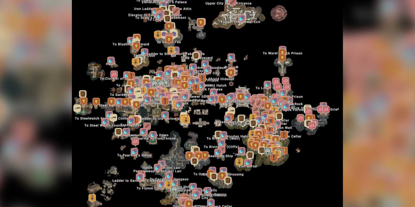 Baldur's Gate 3 - Interactive Baldur's Gate Map