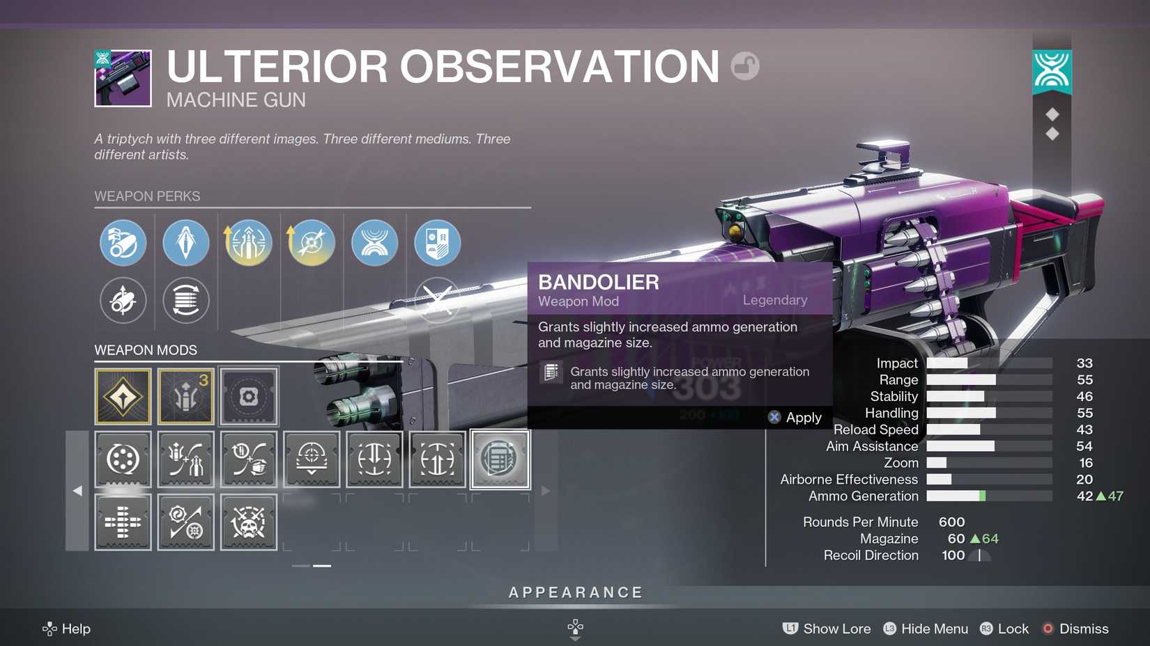 bandolier weapon mod