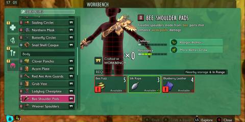 Bee Shoulder Pads in Grounded 2