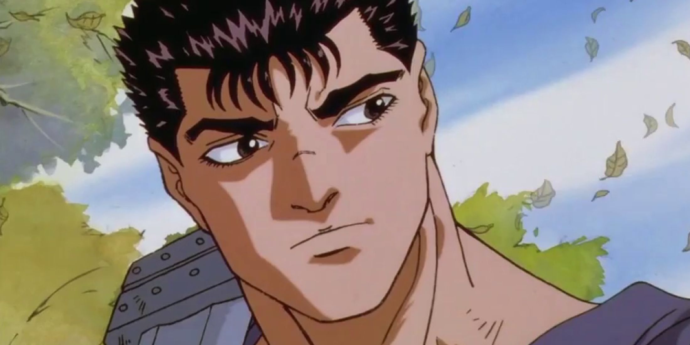 picture: guts in 1997 berserk anime.