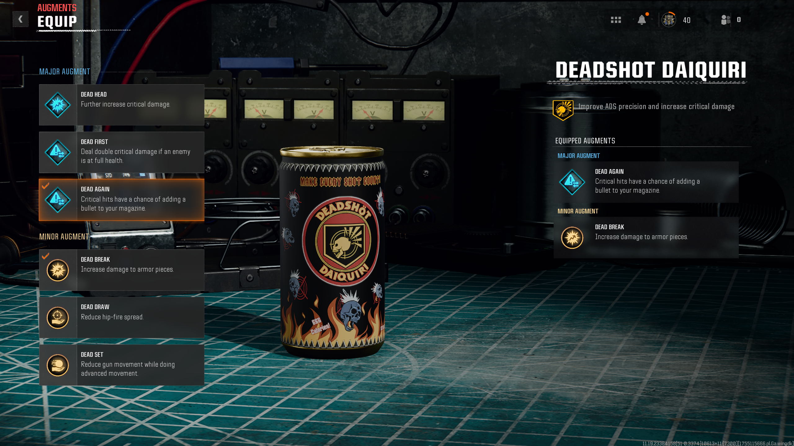 Best Augments for Deadshot Daiquiri