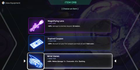 Best Items for Melee Build Deadzone Rogue