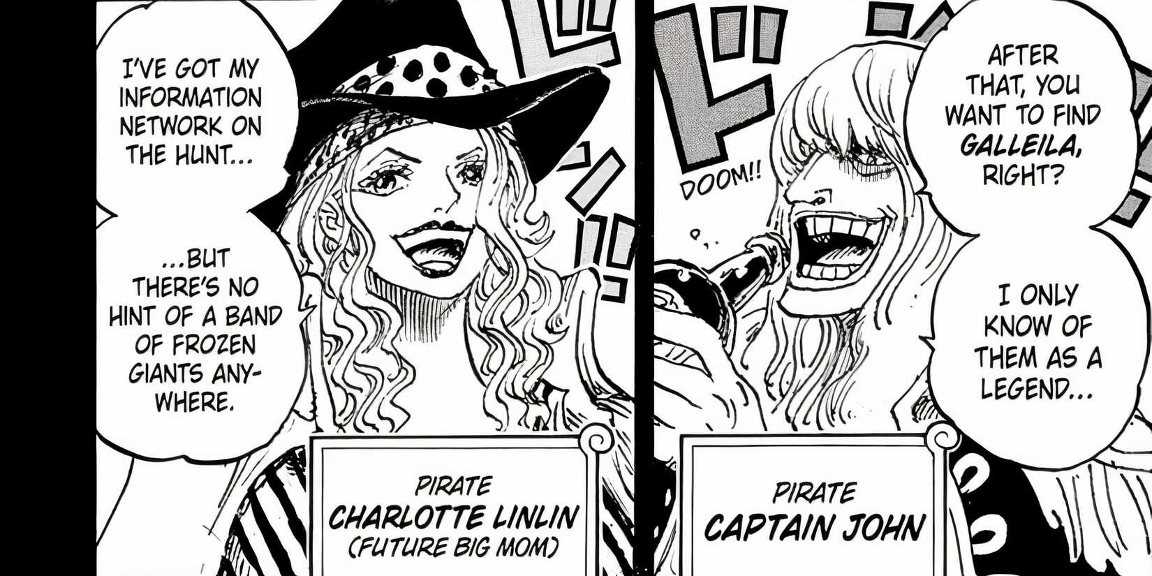 big mom and captain john one piece chapter 1157 raw scans