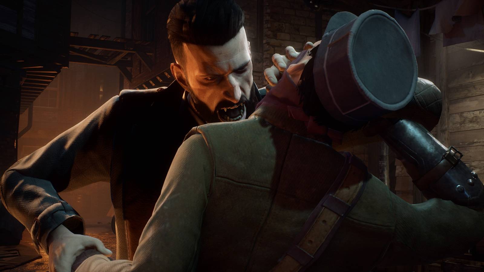 Biting a victim in Vampyr