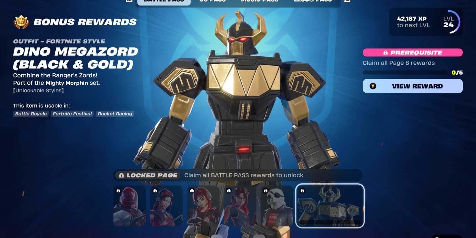 Black & Gold Super Style fortnite