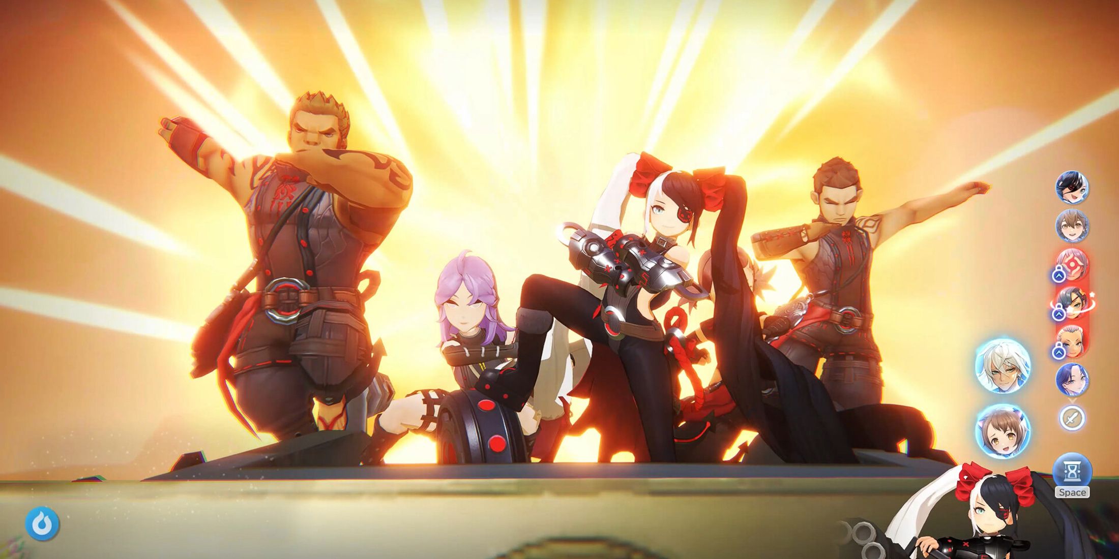 blade and soul heroes character posing