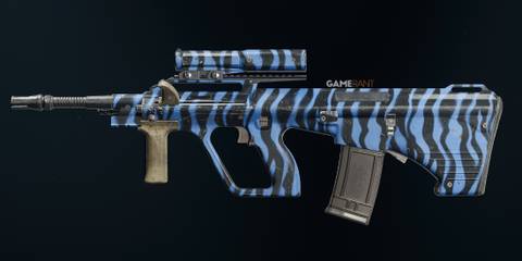 Blue Tiger Camo for the ABR A1 in Black Ops 6