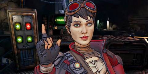 Tannis, the helpful Siren from Borderlands, in various environments.
