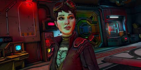 Tannis, the helpful Siren from Borderlands, in various environments.