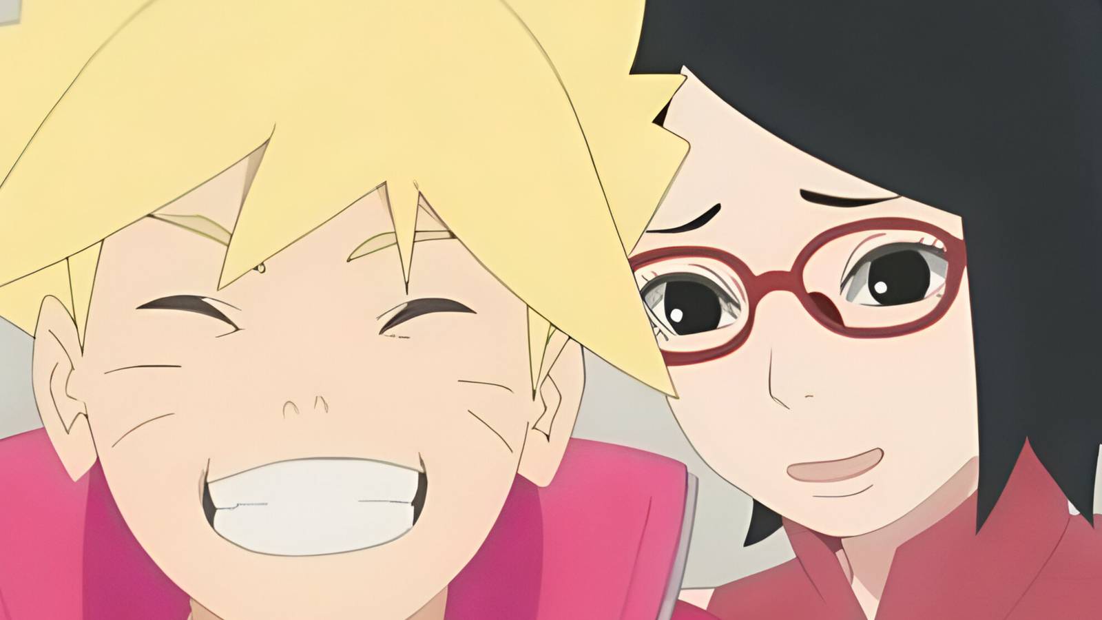 boruto and sarada happy together