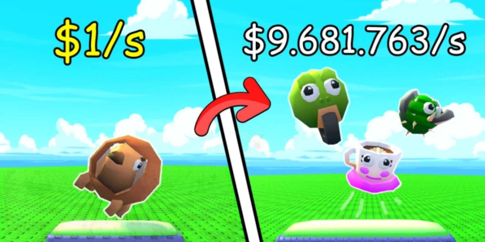 Bounce A Brainrot characters