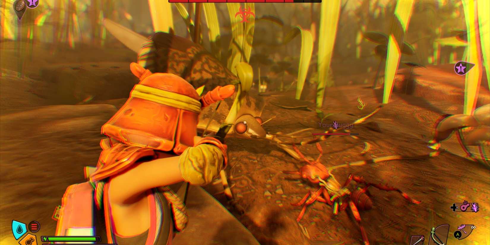 bow arrow grounded 2