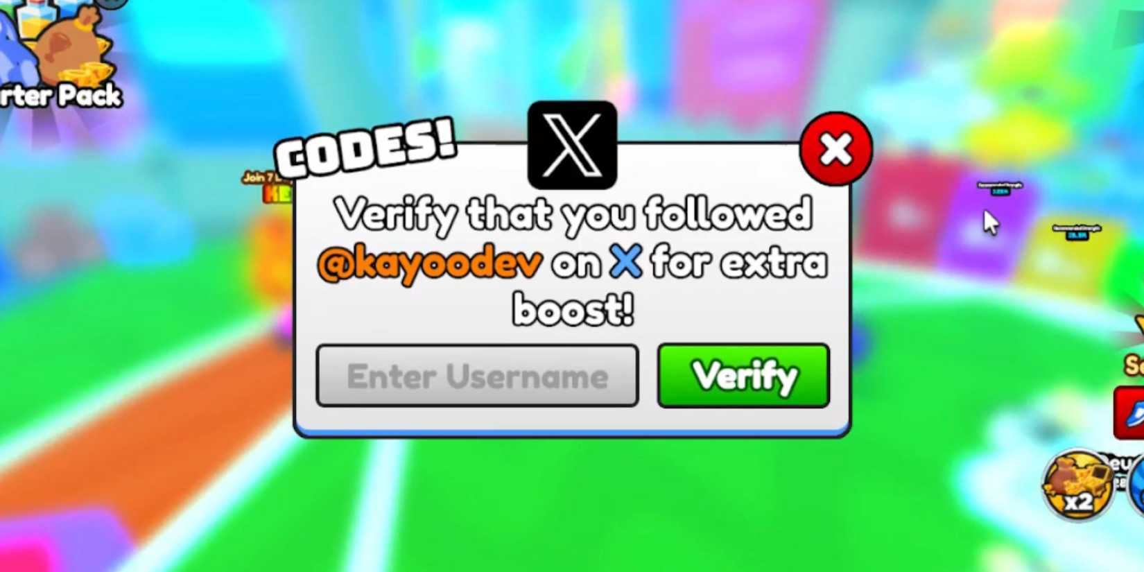 Brainrot Racing the codes tab