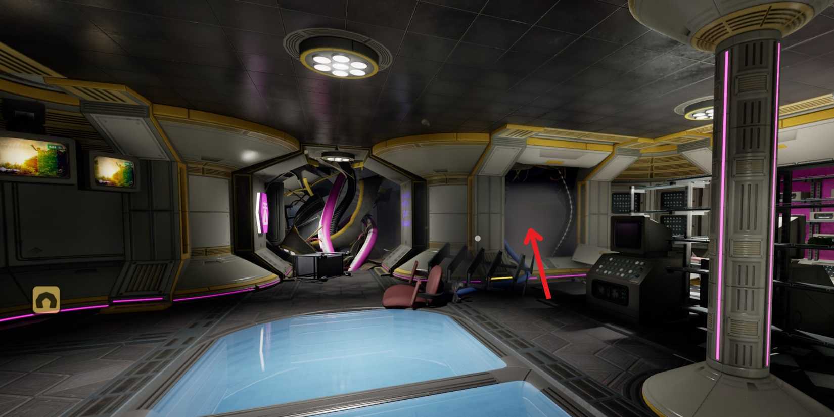 broken metal paneling in grounded 2 puzzle