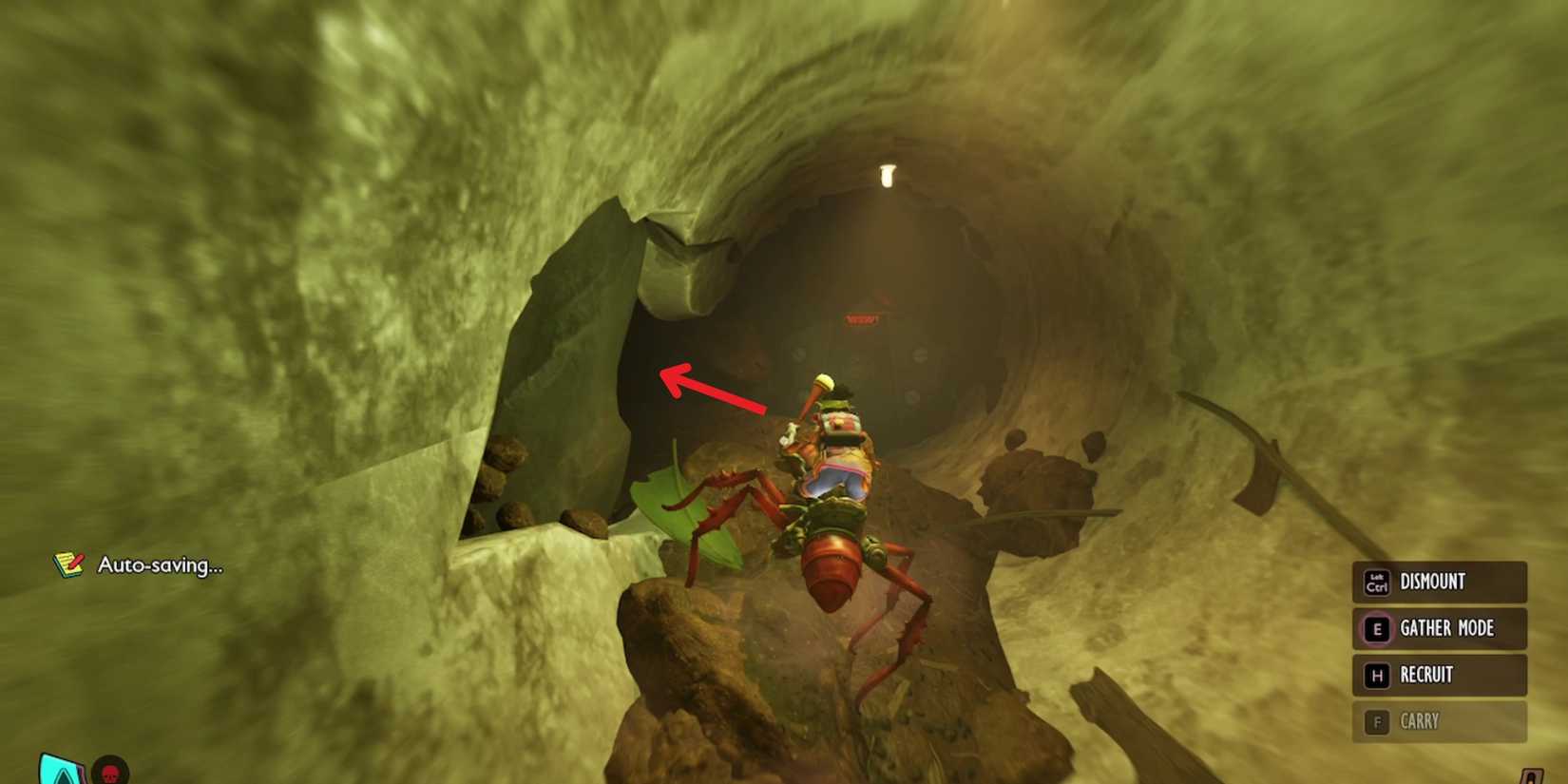 broken pipe entrance shortcut to statue maze in grounded 2