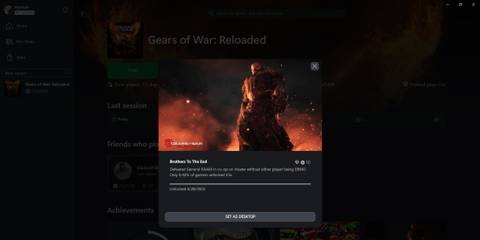Brothers to the End Trophy Unlock Gears of War Reloaded