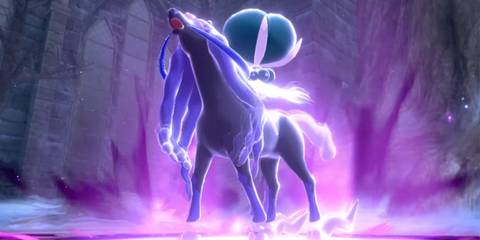 Calyrex unlocks its Shadow Rider form - Pokemon Sword and Shield