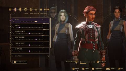 character customization dune awakening