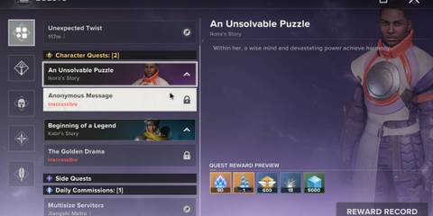 Character Quest Ikora Destiny Rising