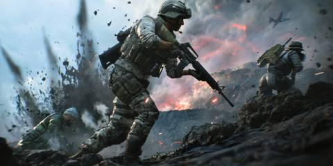 Charging on the battlefield in Battlefield 2042