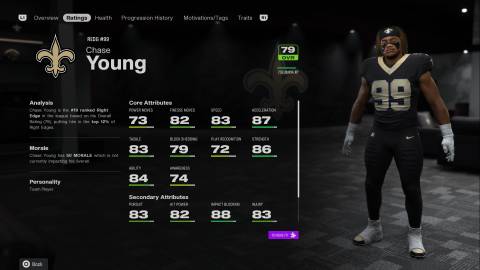 Chase Young Madden 26 Franchise
