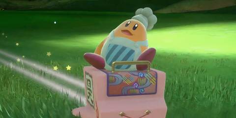 Chef Kawasaki in Kirby Air Riders