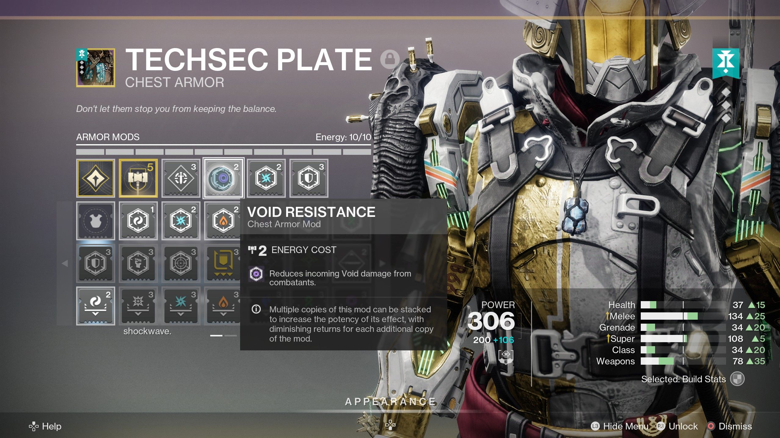 chest armor mods