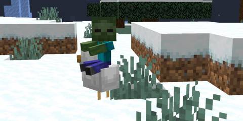 chicken jockey minecraft