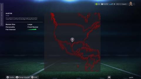 choosing where to relocate franchise in madden 26