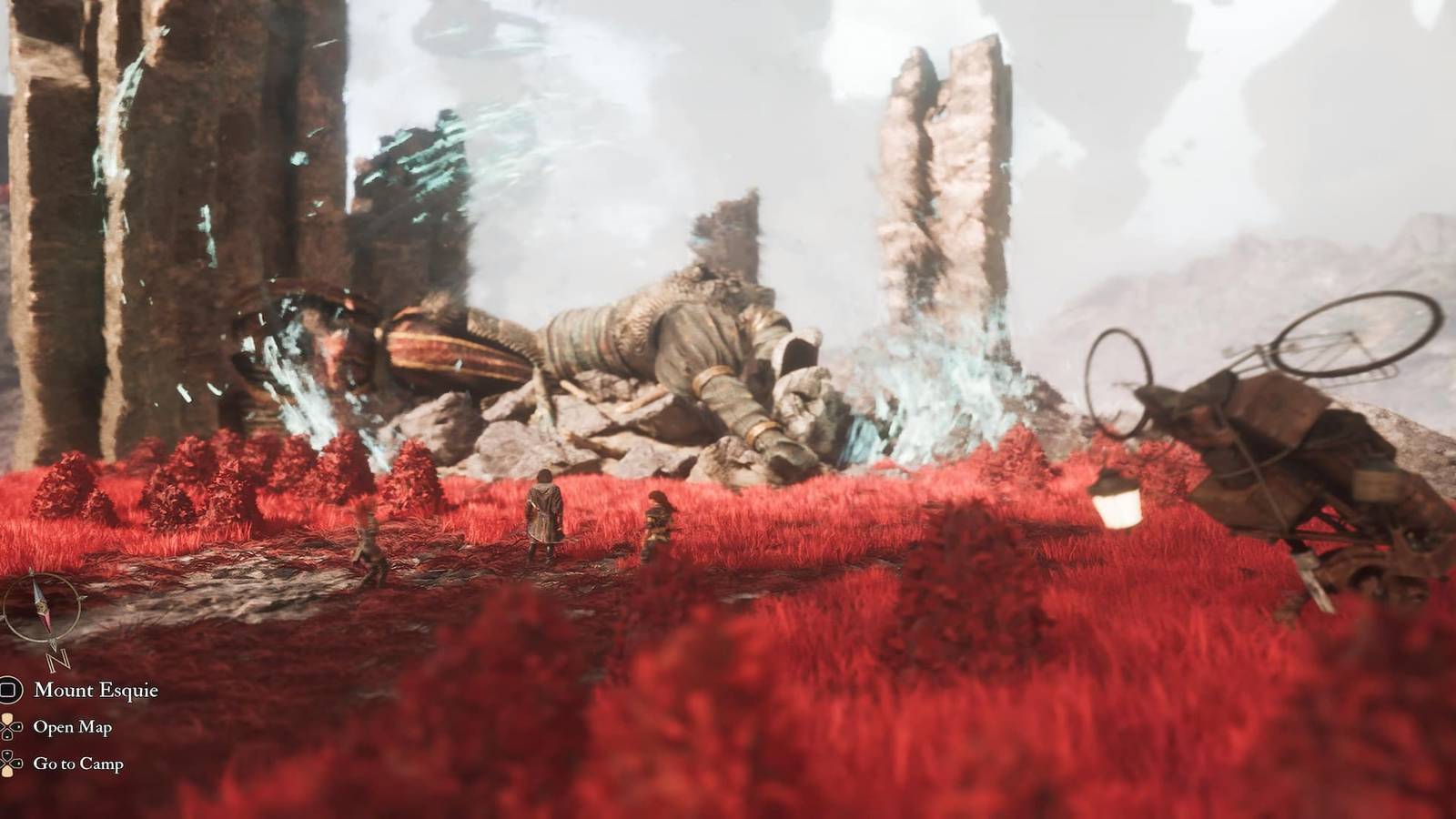 The Player About to enter the Isle of the Eyes