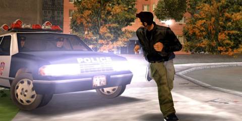 Claude escaping from the police - Grand Theft Auto 3