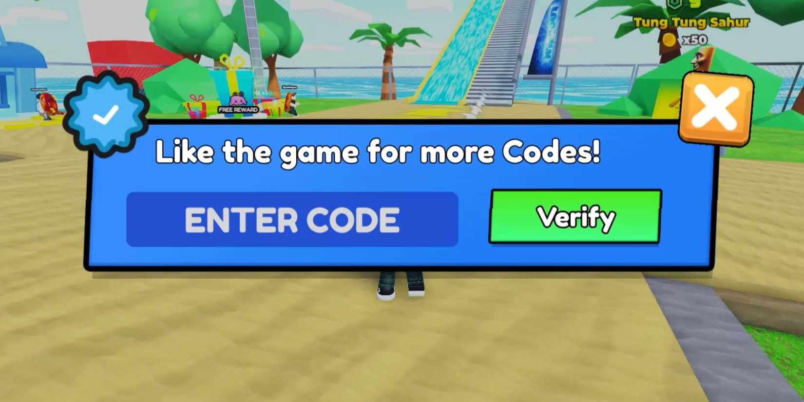 Climb and Slide the codes tab