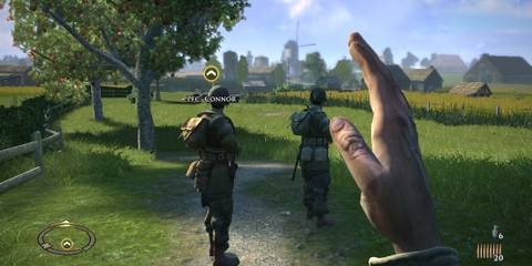 Commanding troops in Brothers In Arms Hell's Highway