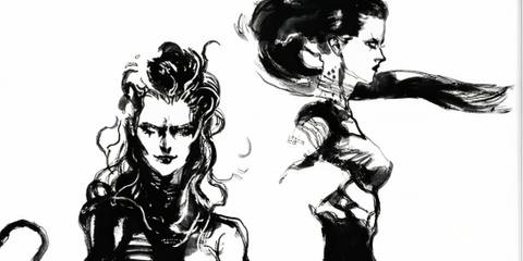 Concept art of Number 2 from Metal Gear Solid 3 Snake Eater