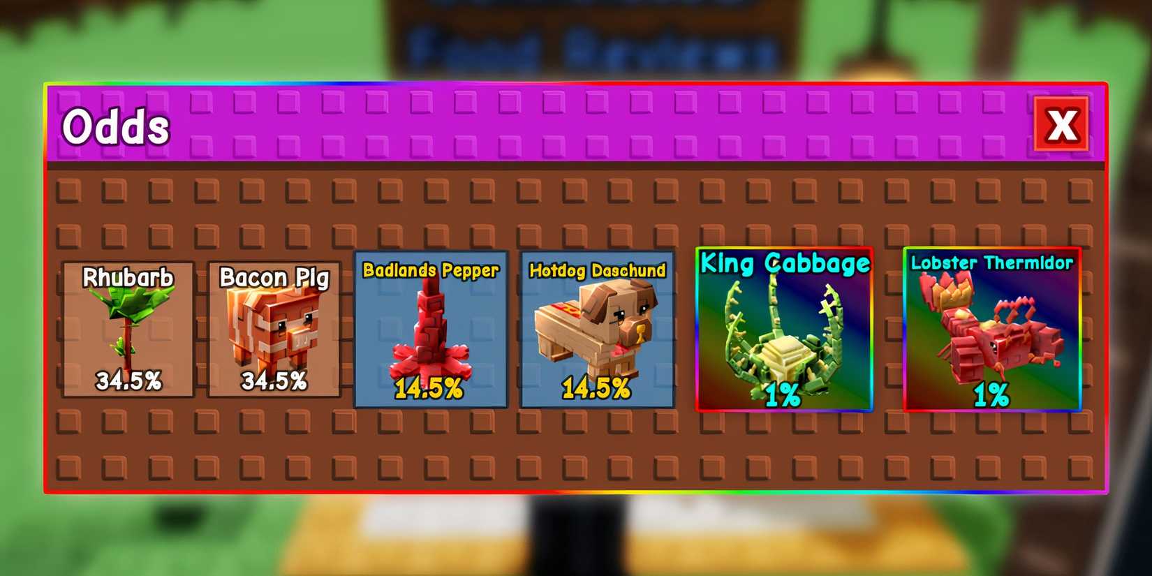 culinarian chest odds grow a garden