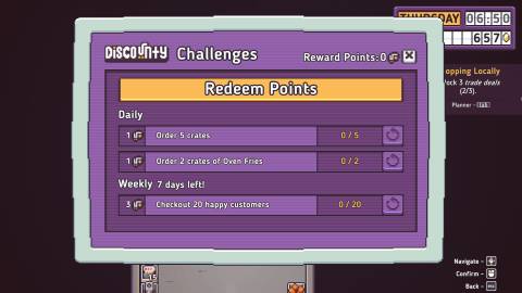 Daily and Weekly Challenges Discounty