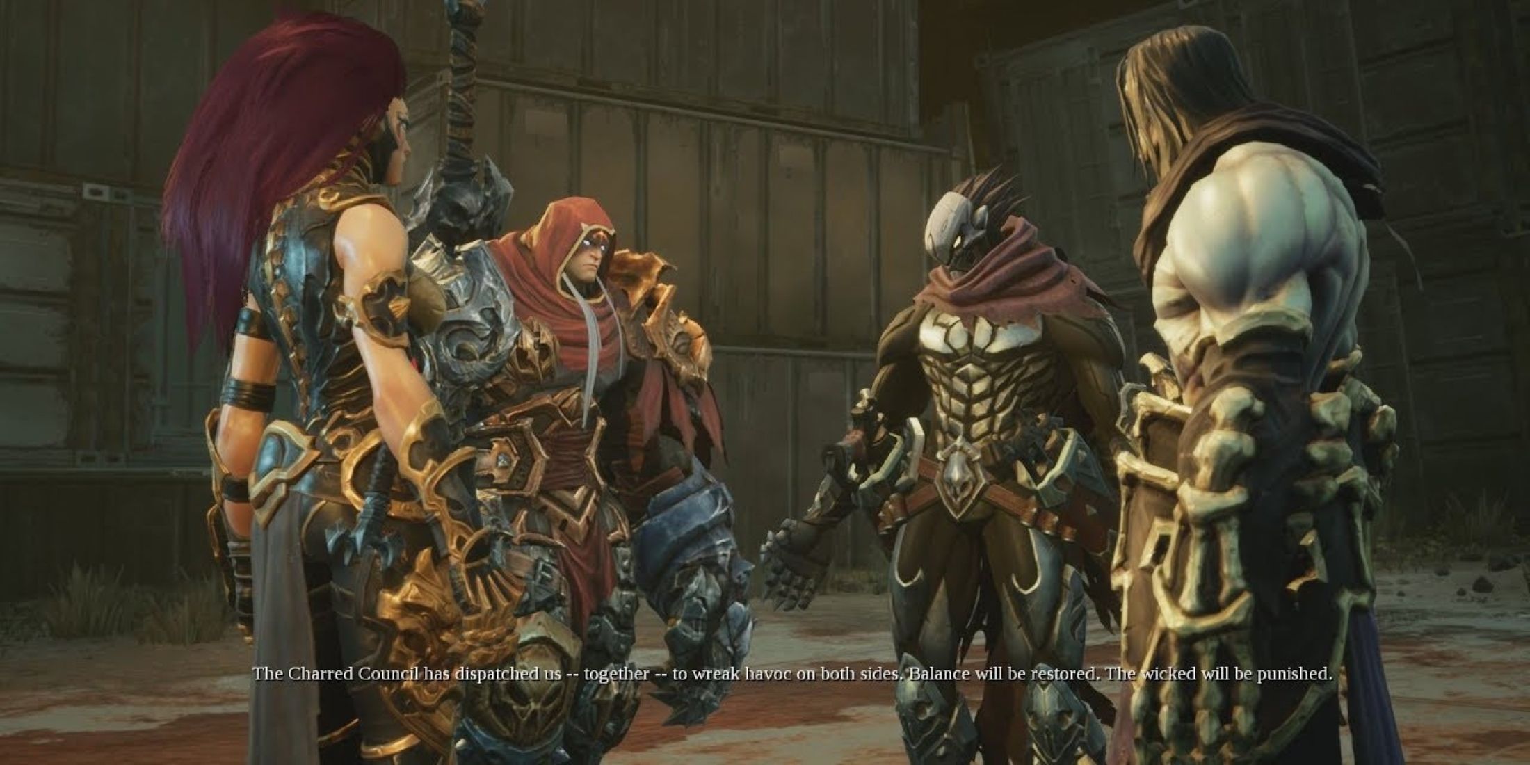 darksiders 3 four horsemen meeting